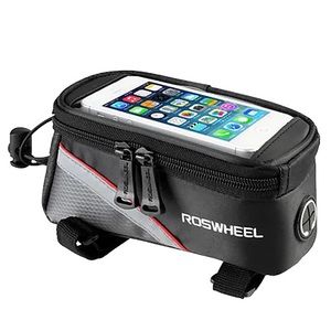 {ROSWHEEL} Cell Phone Bag Bike Frame Bag